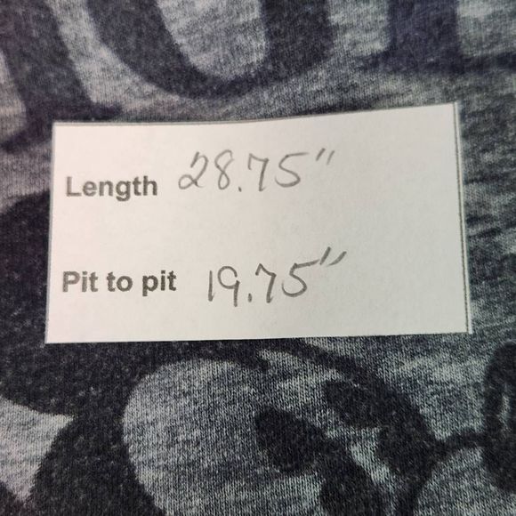 Disney Unisex Gray Burnout Short Sleeve Tee with Classic Mickey Mouse Size Large - Picture 7 of 7